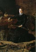 Thomas Eakins William-s Wife oil painting on canvas